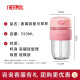 THERMOS camping coffee cup glass cold brew cup straw water cup male and female student cup gift portable travel cup raspberry powder 550ml