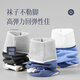 Shercehman 10 pairs of men's socks for spring and summer antibacterial and anti-odor thin breathable sweat-absorbing medium-tube stockings casual and fashionable stockings

