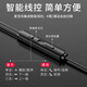 Naiyu wired headphones in-ear TYPC noise reduction mobile phone is suitable for OPPO Huawei vivo glory iPhone Apple headset game Xiaomi Knight Black-3.5mm round hole