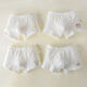 
Boys underwear cotton white boxer shorts for spring and summer children's Class A pure white student pants boy boxer bottoms 5012 [boys triangle] 3 pure white strips 150 size 61-75 Jin [Jin equals 0.5 kg]/130-140