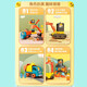 Bruco, juguetes de bloques de construcción ensamblados de partículas súper grandes, cañones de construcción de automóviles de ingeniería siempre cambiantes, regalos del Día del Niño