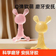 Ozan Ancosu adapted rabbit teether baby teething stick silicone toy chewing gum for baby teething period small month old Nano silver-radish rabbit teether