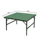 Yadian Field Folding Esstabelle 11 Meter tragbare tragbare Stahl-Multifunktionstabelle und Stuhl 12128 Stühle 1,1 m*1,1 m bequemer tragbarer Stahltisch (Einzeltisch)