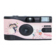 Bright disposable film camera, student camera, film machine, color negative film gift for boyfriend and girlfriend, large wide angle, 100 years of good cooperation, 27 photos, built-in flash
