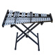 Geyue Orff 32 sadoxylophone Small Carillon, Marimba Piano, carnet en acier Piano Percussion Instrument Aluminium Plaano Piano 37-NOTE (75 cm) Sans Rack + Music Score Note Autocollant +1
