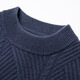 Wirpta high-end brand half turtleneck cardigan for men autumn and winter new thickened warm jacquard bottoming knitted sweater for men Baileka (gift box) XL 175 (suitable for 140-160 Jin Jin equals 0.5 kg)