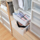 Interactive Space (HDKJ) Interaktiver Raumschubladen Aufbewahrungsbox Garderobe Transparent Aufbewahrungsbox Kleidung Unterwäsche Haushalt Kleidung Kunststoff Organisierungsbox Aufbewahrungsbox [20L] 9227 Weiße Breite 34 Deep 44 Höhe 19 19