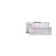 Cherry Cherry MX8.2TKL Wireless Mechanical Keyboard Bluetooth à trois modes de bureau en alliage E-Sports 87 Clé à trois modes de rouge blanc