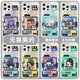 Wansile Fearless Contract PERIPHER Mobile Mobile Mobile Q-Version NEON JEON JETFENG Case móvil personalizado es adecuado para ordenar para todos los modelos [Eagle Eye Ancient White] S6167 Night Dew [Serie de Apple] Modelo enviado a notas de servicio al cliente