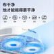 Haier (Haier) home sweeping robot household sweeping, mopping, washing and drying integrated mopping robot mopping machine H11max intelligent fully automatic dust collection, self-cleaning electrolytic water sterilization and hot air drying [automatic water loading and draining set] H11MAX light luxury ash + free cleaning set
