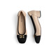 Red Dragonfly Women's Singles Shoes New Small Flavor Light Mouth Color Bundle Thick Heel Women's Dog Shoes Commuter Women's Singles Shoes WGB12056 Apricot Color 38