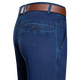 Pier Cardin light luxury high-end high-waist deep-end jeans for men in summer loose elastic middle-aged and elderly father casual straight pants thin 3892 models Zhonglan size 32