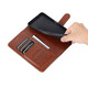 Ju Xiaozhi eignet sich für Redmi K60 Mobiltelefonkoffer Flip Leder Case 23013RK75C Wallet Balleet Model Card-fähige Hülle Full-Pack Anti-Fall-Fall-Innenschalen-Magnetschnalle-Schutzabdeckung für Männer und Frauen Redmi K60 [Brown] [Brown]