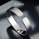 GsunG platinum bracelet men's PT950 men's and women's handmade hammered bracelet atmospheric platinum solid open bracelet PT999 priced by gram contact before bidding