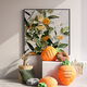 FACAI Persimmon Ruyi meaning good art retro light luxury living room entrance decorative painting medieval style background wall square hanging painting