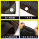 Perforated edge-wrapped sunshade net, thickened encrypted sunscreen net, black car courtyard balcony insulation black net sun net, encrypted and thickened 18 pins, 95% shading rate, 2 meters wide and 3 meters long, edged and perforated, 95% shading