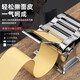 Jingyan [Home Small Electric] Noodle Machine Fully Automatic Noodle Pressing Machine Electric Commercial Small Household Machine Multi-functional Noodle Kneading Dumpling Skin Heluo Noodle Skin Skin Stainless Steel Machine One-Knife Type [Noodle Pressing Slice + Dumpling Skin + 2 Types of Noodle Pressing] Stainless Steel Noodle Knife