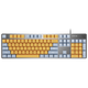 
Logitech K845 wired mechanical keyboard game e-sports wired keyboard computer office keyboard personalized custom keycap version [order to get keycap] blue orange blue axis