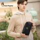 Hush Puppies handbag for men's retro hand grab bag vegetable tanned leather men's bag large capacity to give boyfriend birthday gift
