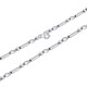 Mengjinyuan Platinum Necklace PT950 Platinum Olive Bead Necklace Domineering Boss Chain Looks Thick Gift for Boyfriend 52cm Approximately 12.14g