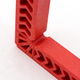 Règle de positionnement de l'angle droit XMSJ 90 degrés 45 degrés L-Type Fixer Woodworking Angle Ruler auxiliaire 3 pouces (80 * 50 mm) (867)