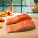 Ximei Seafood frozen Chilean salmon pieces, net weight 2Jin Jin equal to 0.5kg (coho salmon) 4-7 individual pieces, skinned and deboned, seafood