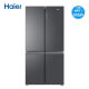 
Haier Haier 655L cross-fold four-door large-capacity refrigerator first-level energy efficiency frequency conversion household air-cooled frost-free space ash whole machine 1 year compressor 10 years