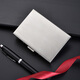Sac de cartes en acier inoxydable Tishun pour homme de brossage antivol masculin mâle et femelle Carte antidémagnétisation Boîte de conducteur Small Carte Cover Bank Bank Carte Silder Slots 10 Card Slots (peut être placé sur le permis de conduire)