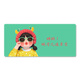 三色猫鼠标垫大号创意文字电竞游戏搞怪女孩键盘垫定制电脑办公桌桌面垫加厚防滑学生宿舍家用垫 12107糟糕 被寄几迷晕惹 90厘米x40厘米x5毫米