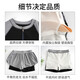 Swimsuit female conservative student two-piece set belly-covering slimming swimsuit 2024 new sports hot spring swimsuit dark gray nose clip earplugs + flat swimming goggles M size M recommended weight 88100Jin Jin equals 0.5 kg
