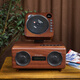 THINKYA A6 CD player retro all-in-one CD player speaker record CD player Bluetooth desktop wooden audio