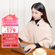 Aishangxiang electric heating blanket heating shawl USB plug-free heating blanket leg warmer outdoor home single office leg warmer washable nap blanket milk coffee color 15 seconds quick heating gift box