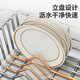 Shuaishi Kitchen Sink Storage Rack Bowl Rack 304 Stainless Steel Retractable Drainage Dish Basket Wash Basin Pool Storage Rack Bold 304 Dish Card Slot Model-Telescopic Universal