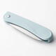Jiang Xiaopin folding fruit knife for cutting melons and fruits, kitchen household stainless steel peeling knife, student portable fruit and vegetable cutting knife, blue folding fruit knife-1 piece