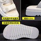 Guqian Sandals for Women 2025 Summer Wear Spea de playa de suela gruesa de alta gama para mujeres Velcro Sandalias de un botón para mujeres 6628 metros blancos 37 (235 mm)