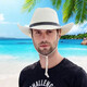 Chengli Sun Protection Sommer Herren Strohhut Faltbar Cowboy Hut Outdoor Sonnenhut Strand Hut Big Krempe Hut Travel Hut braune Farbe gleich groß Größe