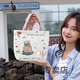 Kangaroo small cloth bag handbag lunch bag women's canvas bag 2024 new lunch box bag fashionable autumn and winter outing bag One leaf knows autumn