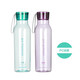 LOCK & LOCK ECO outdoor sports water cup outdoor portable plastic water bottle men's and women's cup two-piece set (550ml*2)