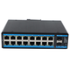 AOPRE (Internet Opere) Interruptor de grado industrial Gigabit 2 Light 4 Light 8 Electric 16 Electric 24 Electric Fiber Converter Extender Protection Instalación de riel Poe Instalación de riel Gigabit 2 Light 16 Electric (T6216G-SFP) No está equipado con suministro de alimentación