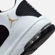 Nike (NIKE) basketball shoes men's shoes for spring new JORDAN MAX AURA 2 sports shoes cushioning casual shoes CK6636-107 black and white little gold man 42.5