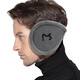 MEET SUNNY warm ear cups men's winter plush ear cups ear warming students' cold-proof ear packs ear covers ear covers for women plus velvet style - silver wing gray