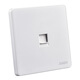 Jiaen Categoría 6 Gigabit Network Cable Socket CAT6 Puerto de red de banda ancha RJ45 Panel Gigabit Gigabit 86 Socket de computadora Blanco
