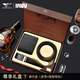 
Seven Wolf Wallet Men's Genuine Leather Belt Gift Box Set Trousers Belt Wallet Birthday Gift Gift Box 1 (Belt + Short Wallet)