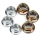 Clcey Kohlenstoffstahl Metallflansch Verriegelungsmutter 6187 Verriegelungsmutter 5681012-16 Das folgende Eisenkohlenstoffstahl-Methode Das folgende Eisenkohlenstoff-Stahlflansch-Metallschloss