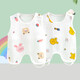 
9i9 baby bellyband pure cotton summer thin belly protection newborn half-back clothes baby belly circumference and legs gauze sleeping bag 2 pieces A29 bear