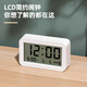 Deli Children's Day multifunctional electronic alarm clock for children's bedroom smart bedside clock for students to get up before school, white LE102, a must-have New Year gift for students to start school