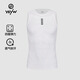YKYW sweatshirt men's cycling vest summer road mountain bike cycling clothing sweat-absorbent quick-drying breathable bottoming shirt white M