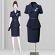 Weishipin summer professional wear small suit suit women's temperament jewelry hotel front desk work clothes beauty salon sales work clothes hidden youth autumn and winter style suit + pants L