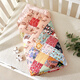 Newborn Baijia Quilt Finished Baby Handmade Pure Cotton Quilt Baby Cuddle Quilt Children's Autumn and Winter Thick Cover Blanket Summer Gong Xi Fa Cai (Removable Autumn and Winter Quilt) 100*100cm