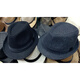 Zhenyi top hat for men, middle-aged and elderly, middle-aged, small gray woolen British jazz hat, elderly gentleman hat, dark gray M (56-58cm)